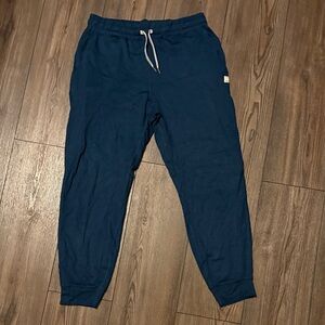 Vuori Blue Track Pants sz small teal